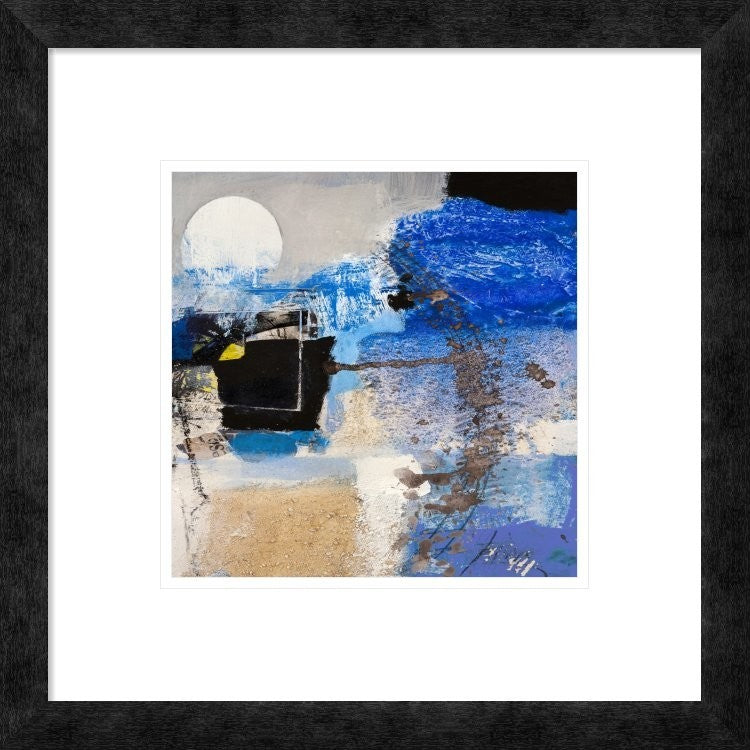 "Moonlight (detail)" Framed Digital Print by Arthur Pima, 18"x18"