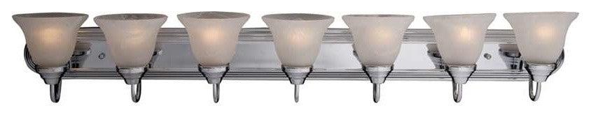 Maxim Essentials 7-Light Bath Vanity Polished Chrome - 8016MRPC