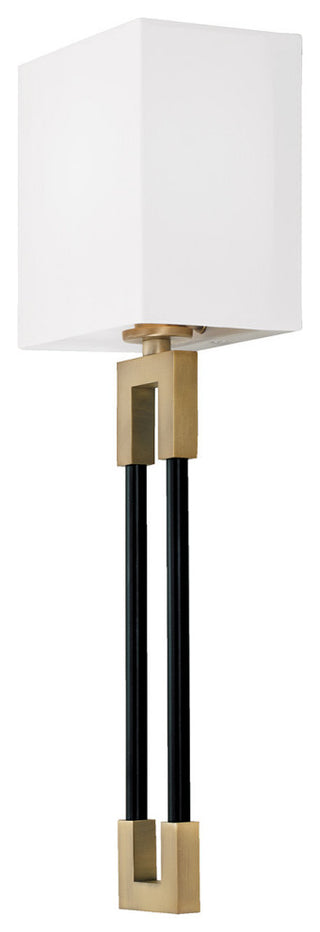 Capital Lighting 644711 Bleeker 19" Tall Wall Sconce - Aged Brass / Black