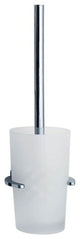 Loft Toilet Brush With Glass Container Chrome