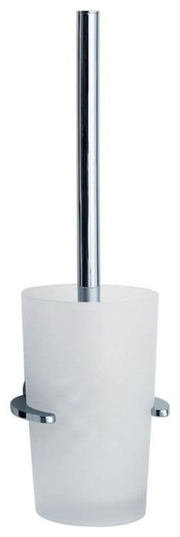Loft Toilet Brush With Glass Container Chrome