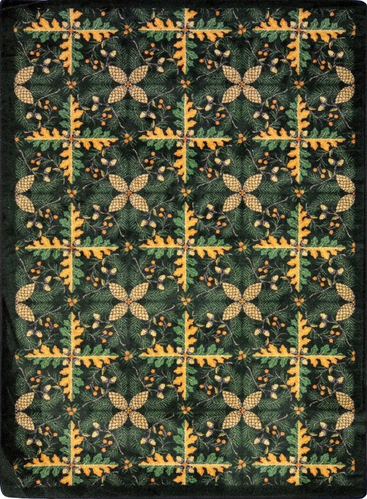 Kaleidoscope Rug, Tahoe, 5'4"x7'8", Pine