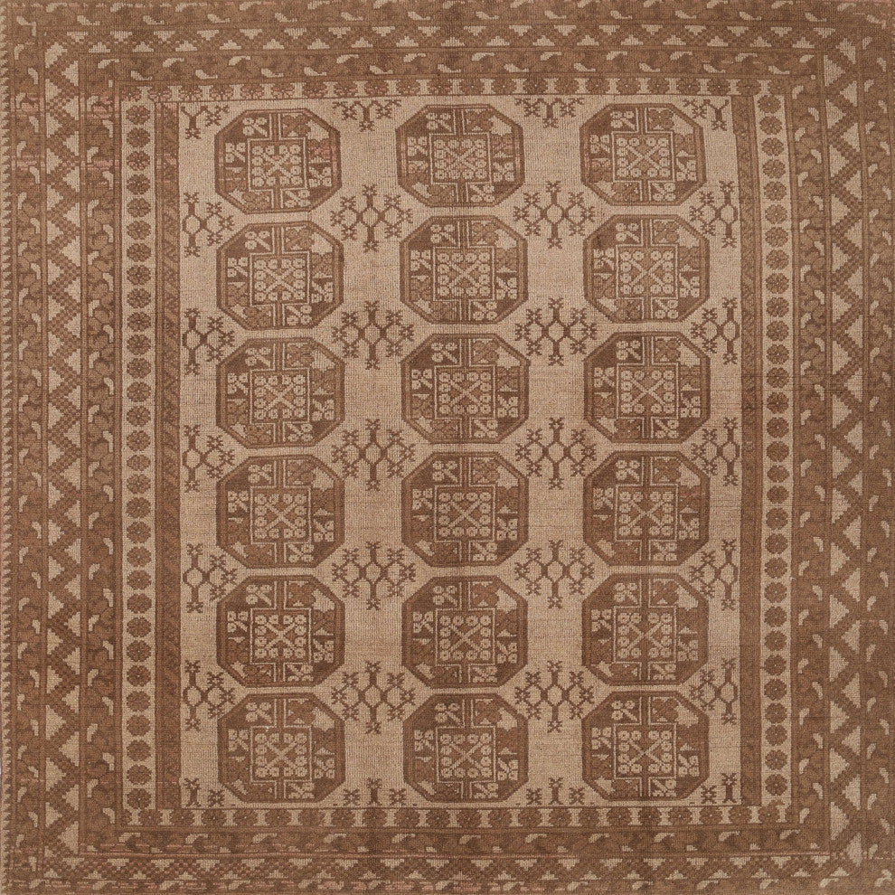 Ahgly Company Indoor Square Traditional Area Rugs, 3' Square
