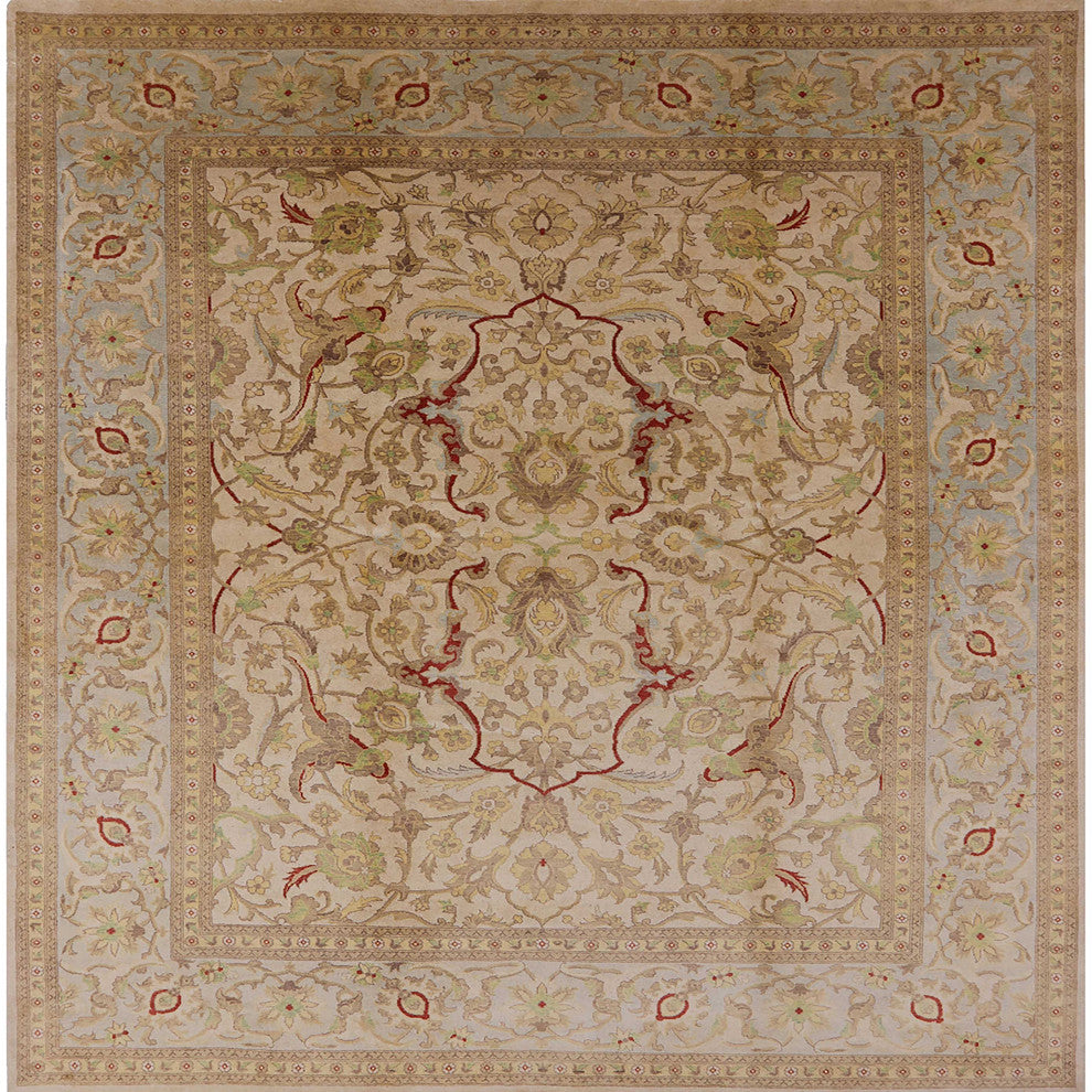 Ahgly Company Indoor Square Mid-Century Modern Area Rugs, 8' Square