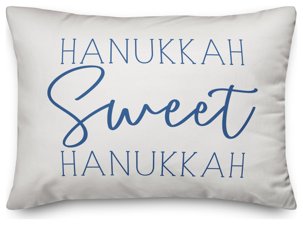 Hanukkah Sweet Hanukkah 14"x20" Throw Pillow