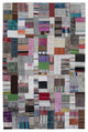 Rug N Carpet - Handmade Anatolian 6' 7'' x 9' 10'' Tribal Patchwork Kilim Rug