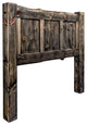 Big Sky Collection Live Edge Panel Headboard, Cal King, Jacobean Stain