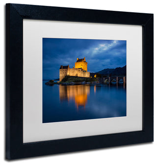 Blanchette Photography 'Eilean Donan Castle', Black Frame, White Matte, 14"x11"