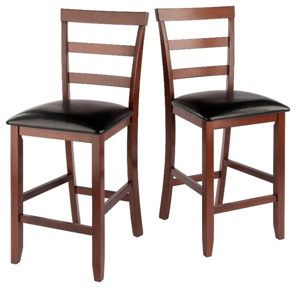Simone 2-Pc Ladder Back Counter Stools