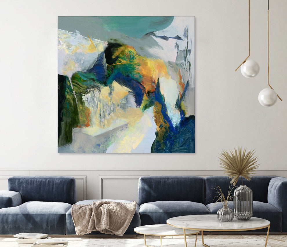 Iceberg - 72 x 72 by Emilia Arana