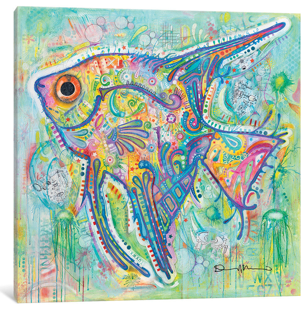 "Angel" by Dean Russo, Canvas Print, 12"x12"