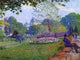 Albert Lebourg The Parc Monceau, 21"x28" Wall Decal Print