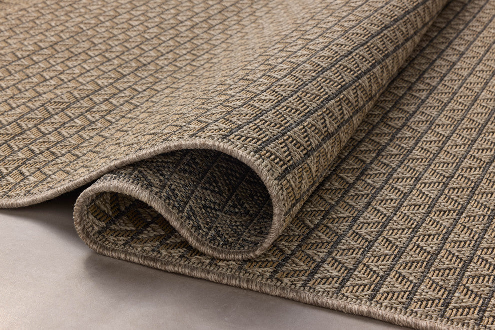 Chris Loves Julia x Loloi Providence Natural / Graphite 2'-3" x 7'-7" Runner Rug