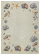 Indoor/Outdoor Seabreeze SZ9 Ivory Machine Washable 3' x 5' Rug