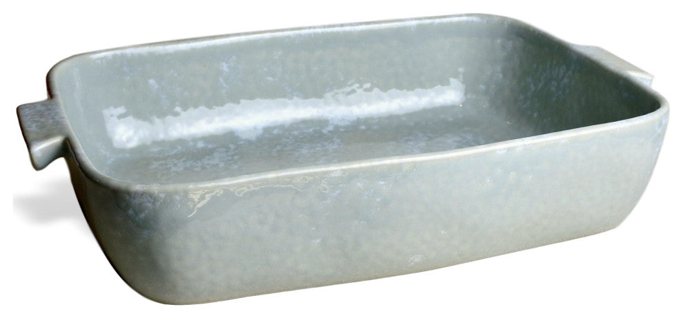 Carmel Ceramica Cozina Gray Rectangular Baker