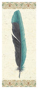 "Feather Tales V" Digital Paper Print by Daphne Brissonnet, 18"x42"