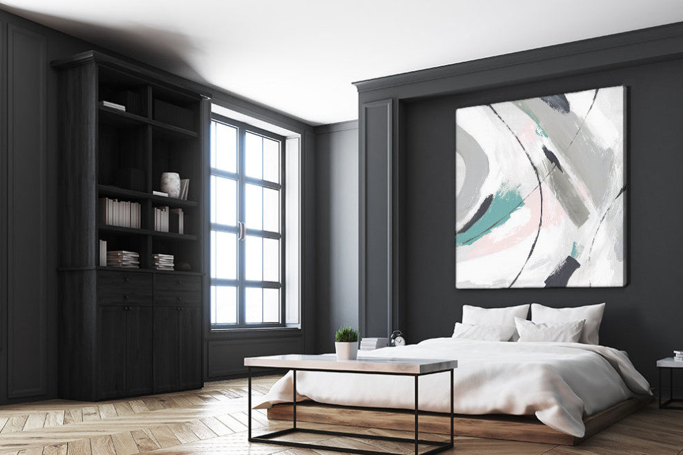 "Neutre II" Fine Art Giant Canvas Print, 54"x54"