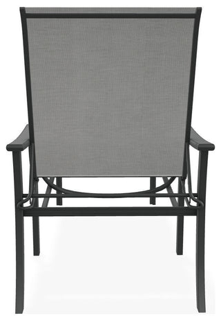 St. Catherine Sling 4-Position Outdoor Chaise Lounge, Alloy/Graphite