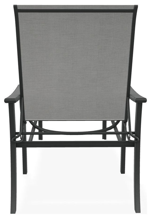 St. Catherine Sling 4-Position Outdoor Chaise Lounge, Alloy/Graphite