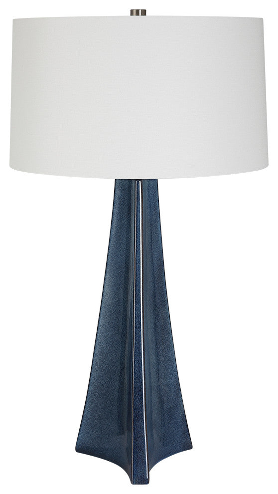 Uttermost 30229 Teramo Scalloped Ceramic Table Lamp