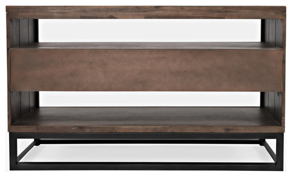 Jofran East Hampton Sofa Console Table, Distressed Grey (Set of 2)