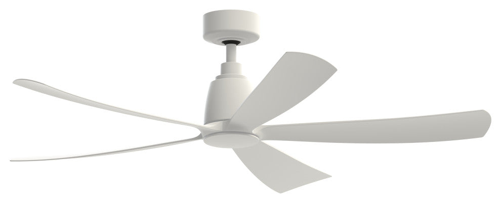 Fanimation Kute5 52" Ceiling Fan, Matte White