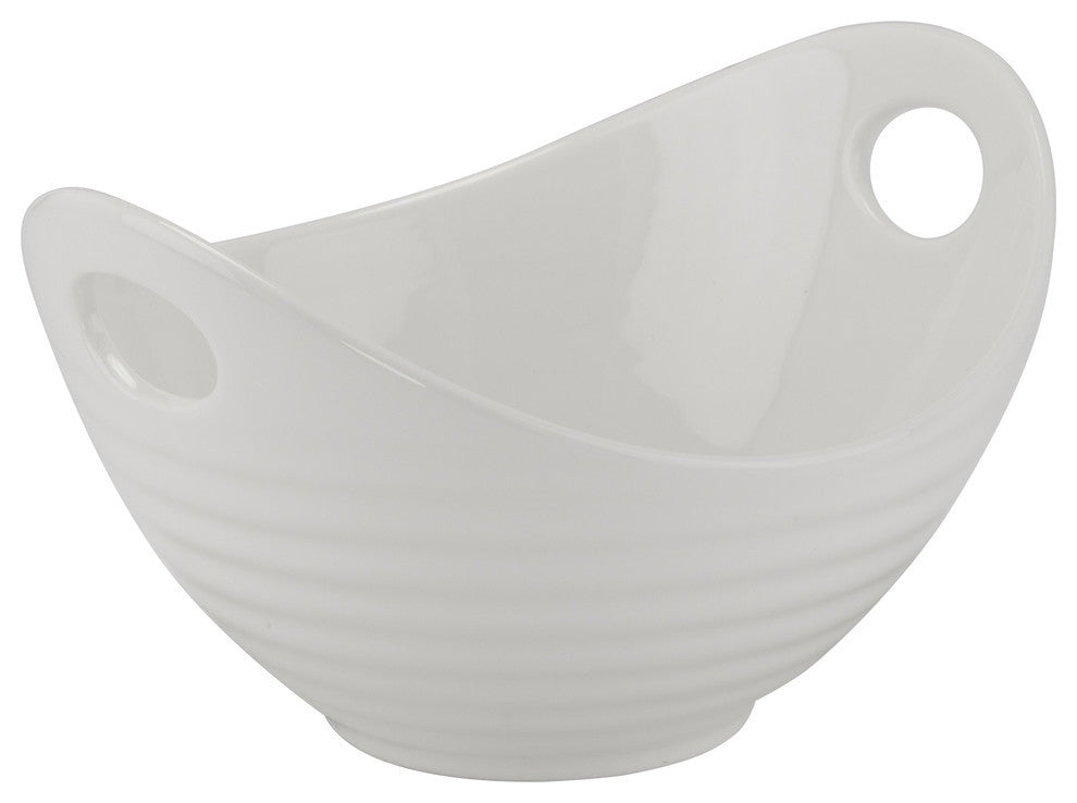 Whittier Boat Bowl With Ribbed Texture, Set of 4