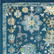 HomeRoots 94" X 130" Teal Polypropylene Rug