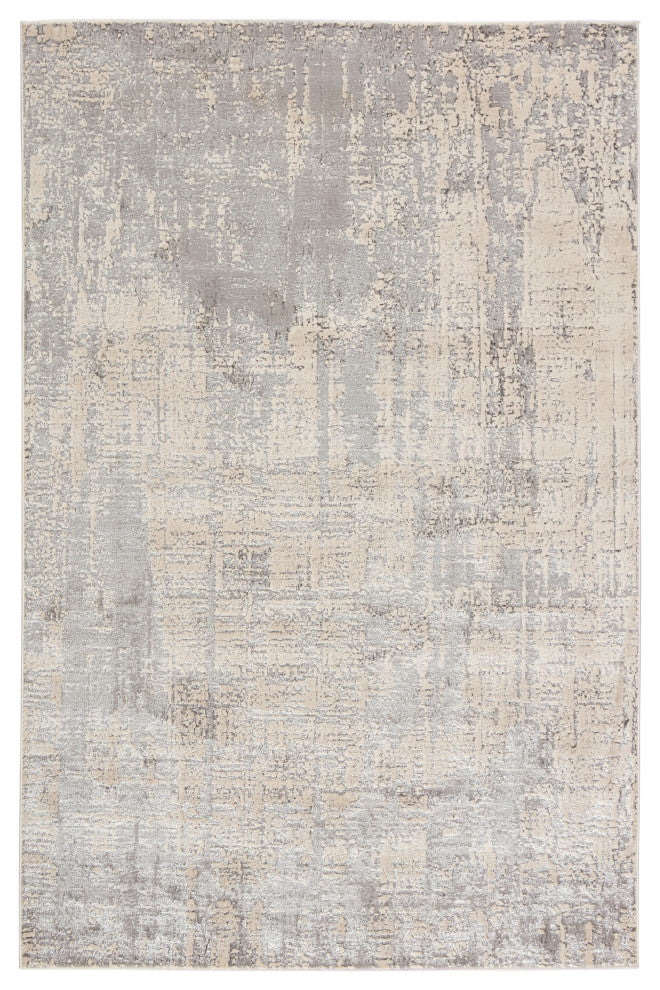 Jaipur Living Calibra Abstract Gray/ Silver Area Rug, 11'8"x15'