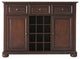 Alexandria Buffet Server With Wine Storage, Mahogany Alexandria