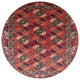 Ahgly Company Indoor Round Mid-Century Modern Area Rugs, 3' Round