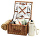 Cheshire Basket For Two With Coffee Set And Blanket, Wicker W and Gazebo