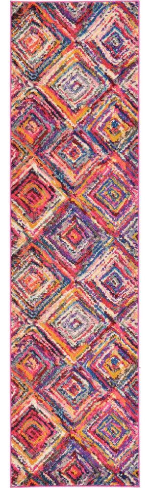 Rug Unique Loom Estrella Multi Runner 2' 7 x 10' 0