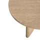 Infinity Solid Oak Coffee Table, Light Brown