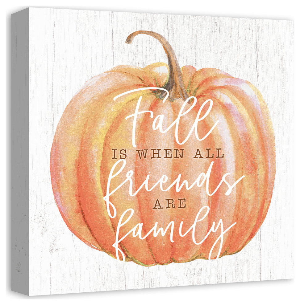 Fall Friends and Family 16x16 Canvas Wall Art