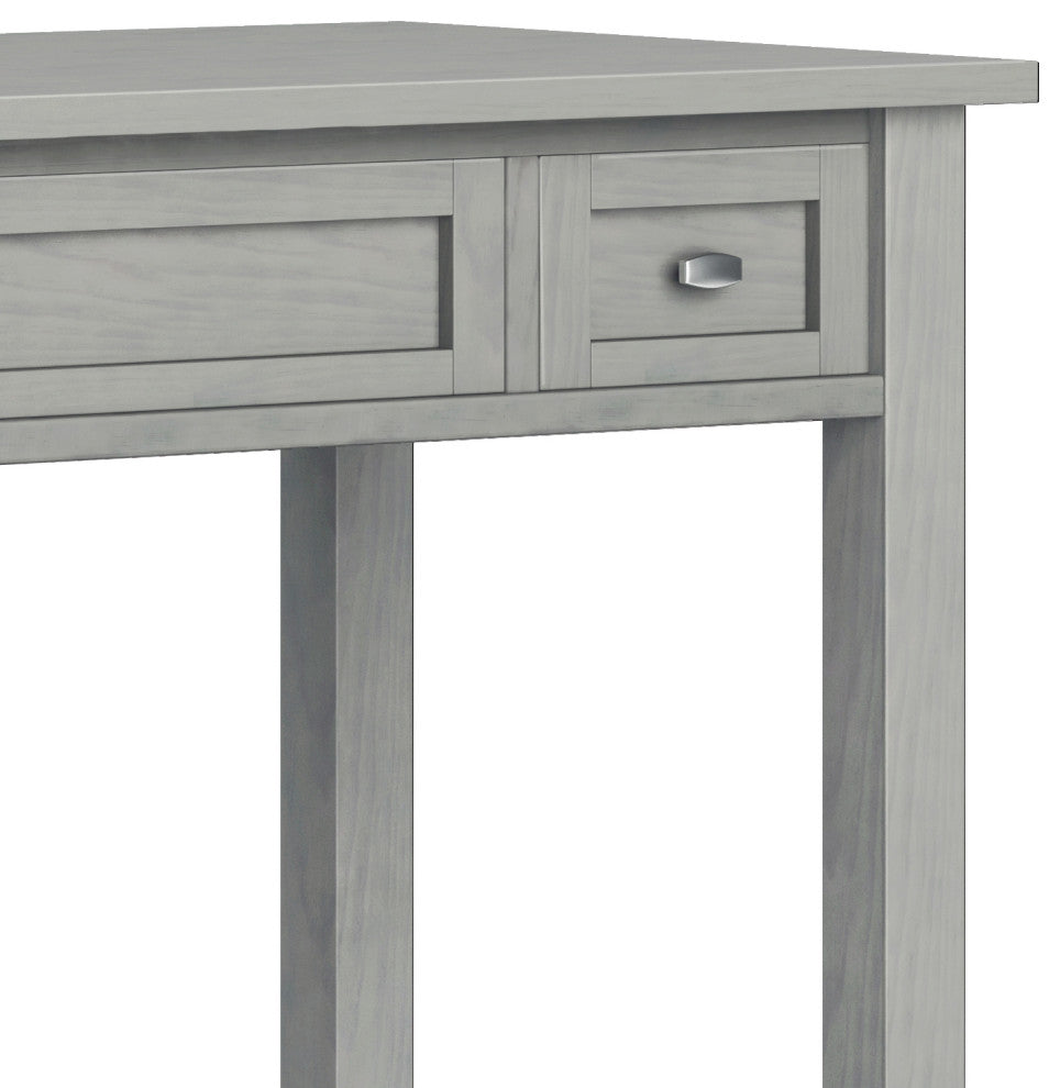 Warm Shaker SOLID WOOD Desk, Fog Grey