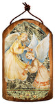 Icon Angels Watching Over You Wooden Ornament