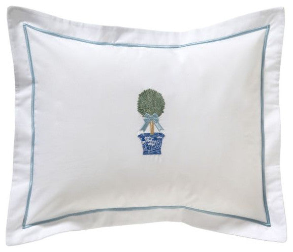 Boudoir Pillow Cover, Boxwood Topiary
