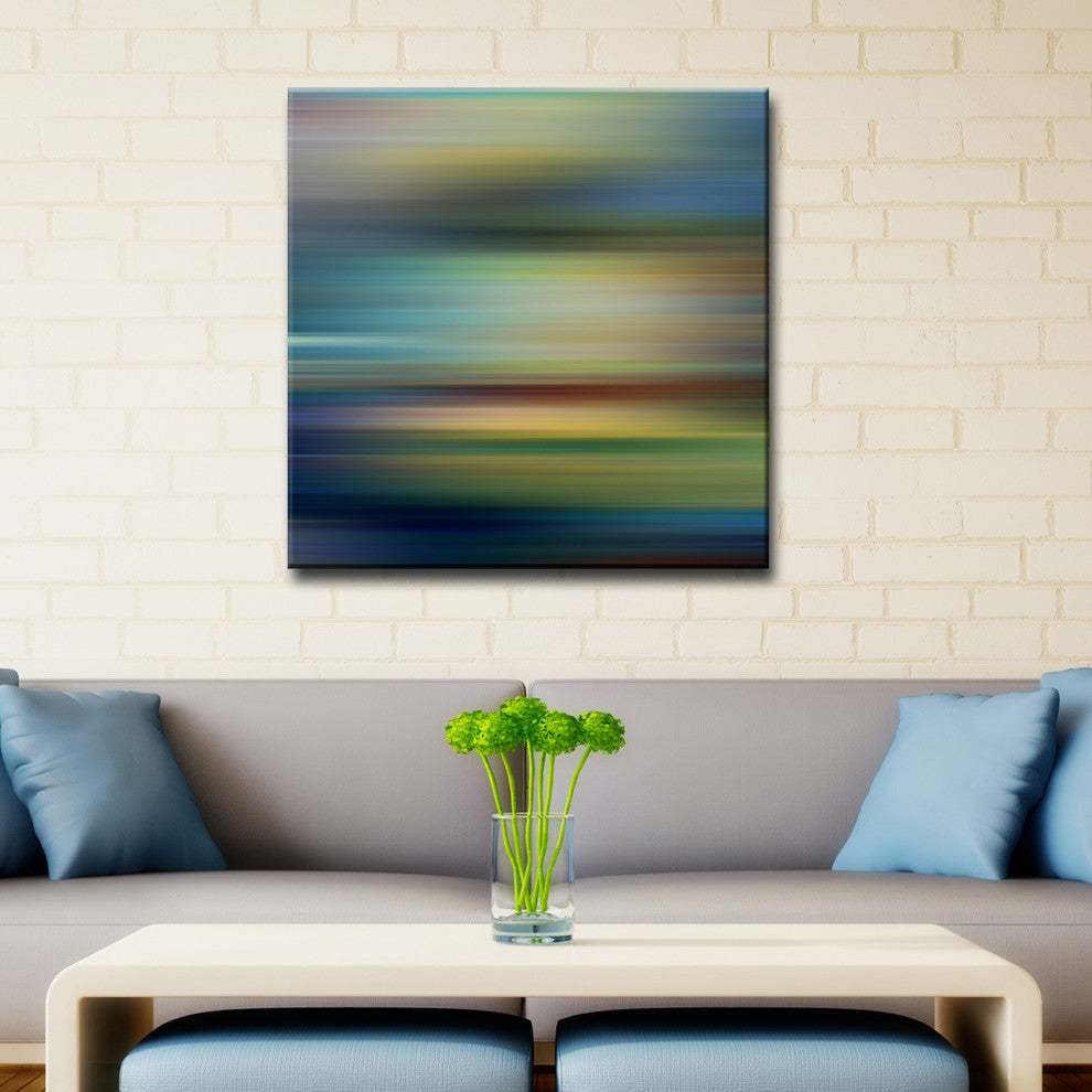 Ready2HangArt 'Blur Stripes' Canvas Wall Art, 20 in. Highx20 in. Wide