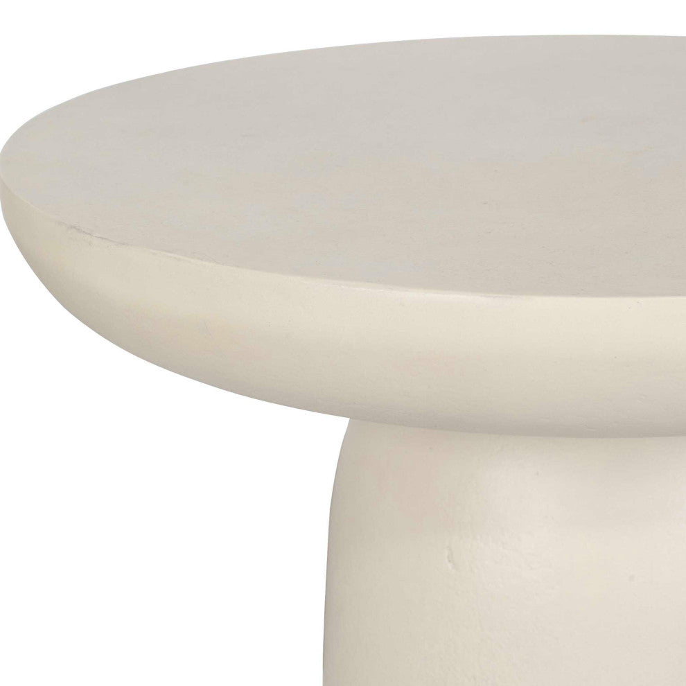 Uttermost Joppa White Outdoor Accent Table