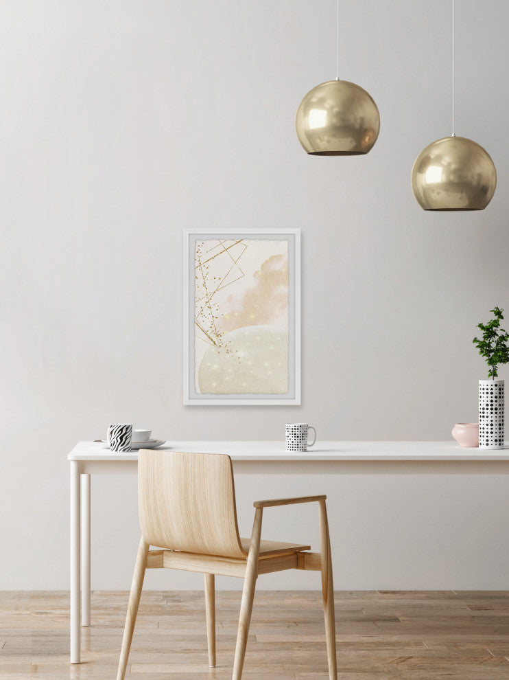 "Crystal Flakes" Framed Painting Print, 16x24
