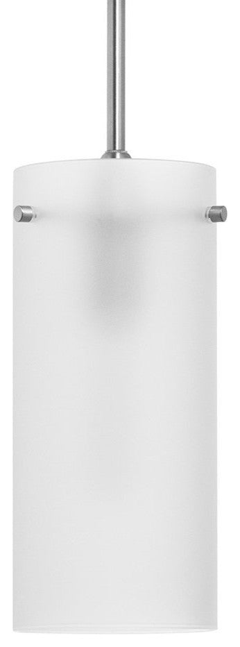 Effimero 1-Light Stem Hung Pendant Lamp, Brushed Nickel