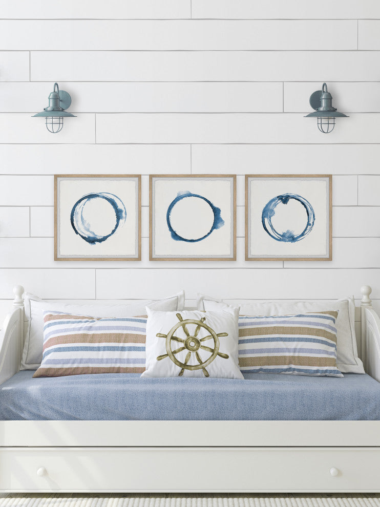 Uneven Edges Triptych, Set of 3, 12x12 Panels