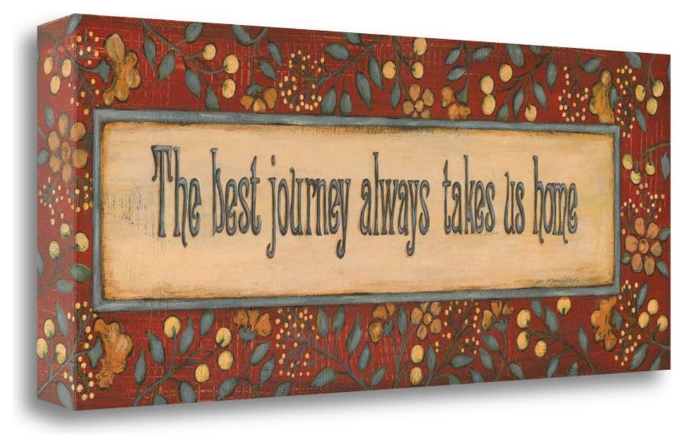 "The Best Journey" By Jo Moulton, Giclee Print on Gallery Wrap Canvas