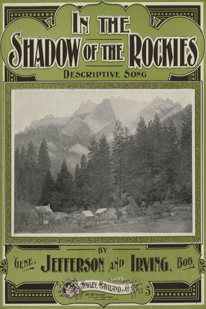 "In the Shadow of the Rockies 2" Painting Print on Wrapped Canvas, 40"x60"