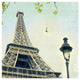 "Paris Eiffel Letter" Digital Paper Print by Sue Schlabach, 42"x42"