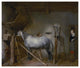 "Horse Stable" Digital Paper Print by Gerard ter Borch, 42"x36"