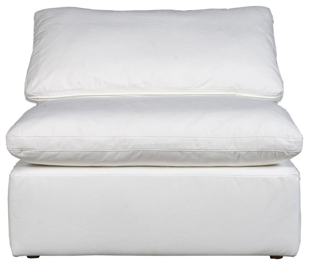 Terra Condo Slipper Chair Livesmart Fabric Cream