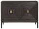 Uttermost Aiken Dark Walnut 2 Door Cabinet 24916