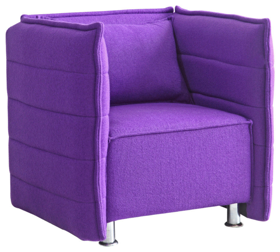Modern Classics Sofata Chair, Purple